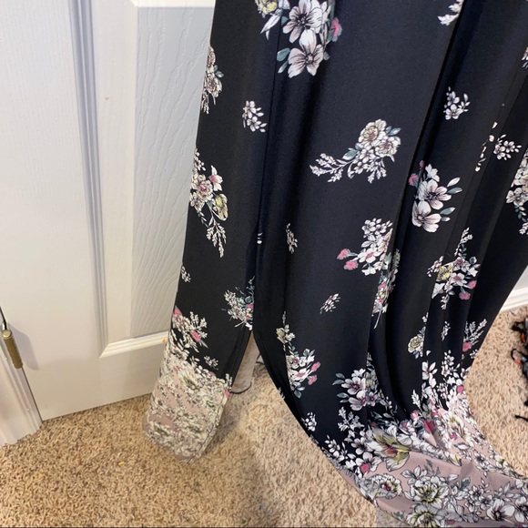 Maurices Floral Maxi Dress - Size 0 - Picture 6 of 10